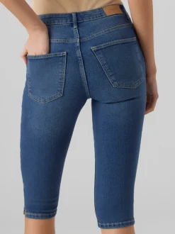 VMJUNE Medelhög Midja Slim Fit Jeans