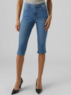 VMJUNE Medelhög Midja Slim Fit Jeans