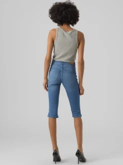 VMJUNE Medelhög Midja Slim Fit Jeans