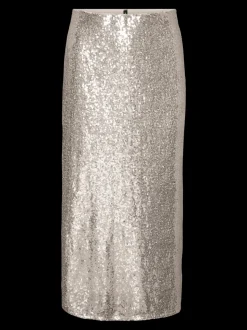 VMKAJE Hög Midja Midikjol