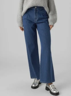 VMKATHY Hög Midja Lös Passform Jeans
