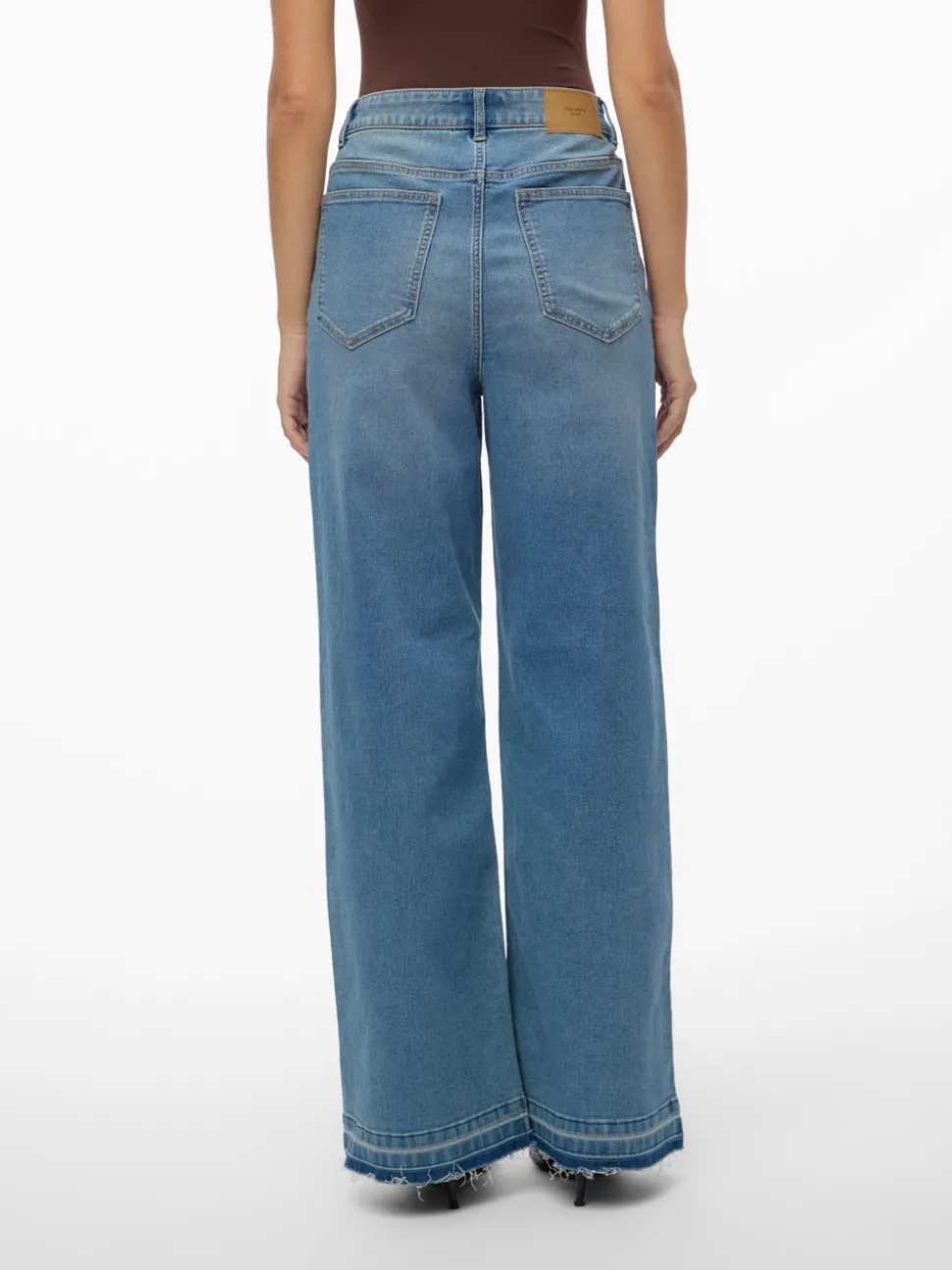 VMKATHY Hög Midja Lös Passform Jeans