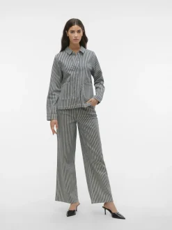 VMKATHY Hög Midja Vid Passform Jeans