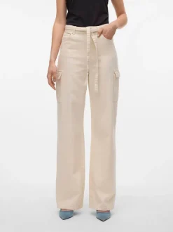 VMKATHY Hög Midja Vid Passform Jeans