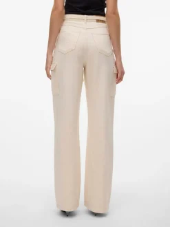 VMKATHY Hög Midja Vid Passform Jeans