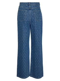 VMKATHY Hög Midja Vid Passform Jeans