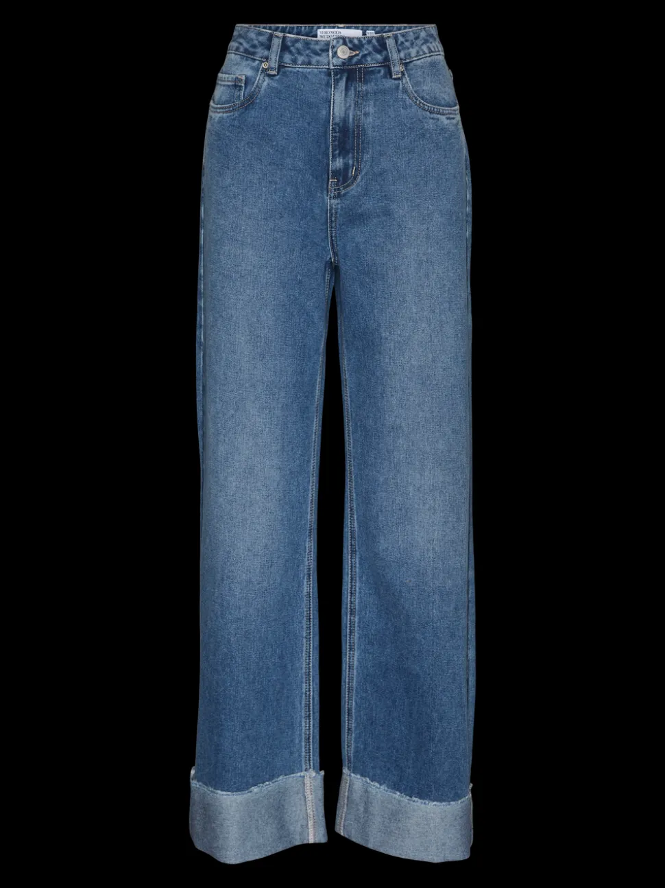 VMKATHY Hög Midja Vid Passform Jeans