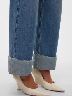 VMKATHY Hög Midja Vid Passform Jeans