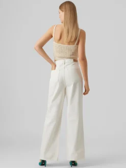 VMKATHY Superhög Midja Vid Passform Jeans