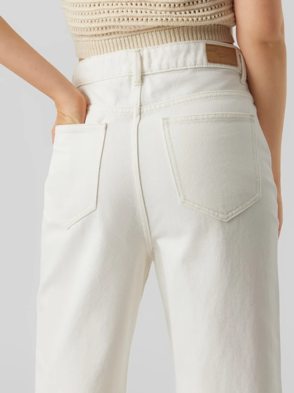 VMKATHY Superhög Midja Vid Passform Jeans