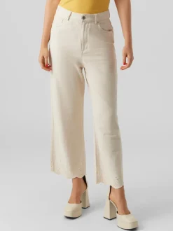 VMKATHY Superhög Midja Vid Passform Jeans