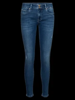 VMKIMMI Medelhög Midja Slim Fit Jeans