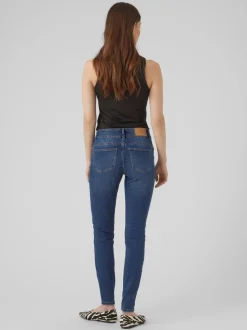 VMKIMMI Medelhög Midja Slim Fit Jeans