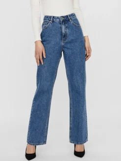 VMKITHY Hög Midja Lös Passform Jeans