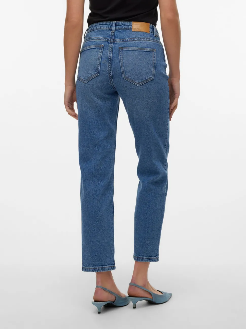 VMKYLA Medelhög Midja Rak Passform Jeans