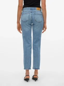 VMKYLA Medelhög Midja Rak Passform Jeans