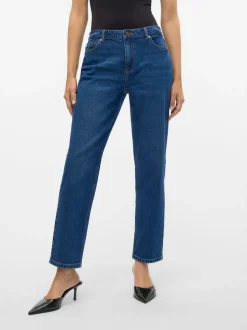VMKYLA Medelhög Midja Rak Passform Jeans