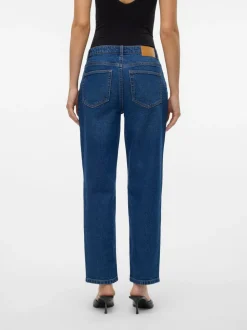 VMKYLA Medelhög Midja Rak Passform Jeans