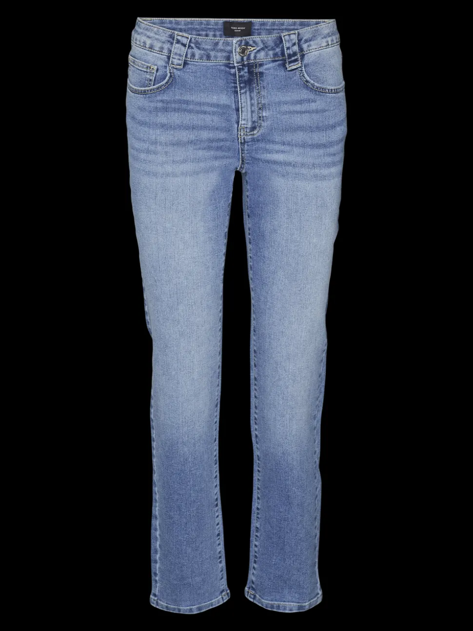 VMLANEY Medelhög Midja Rak Passform Jeans