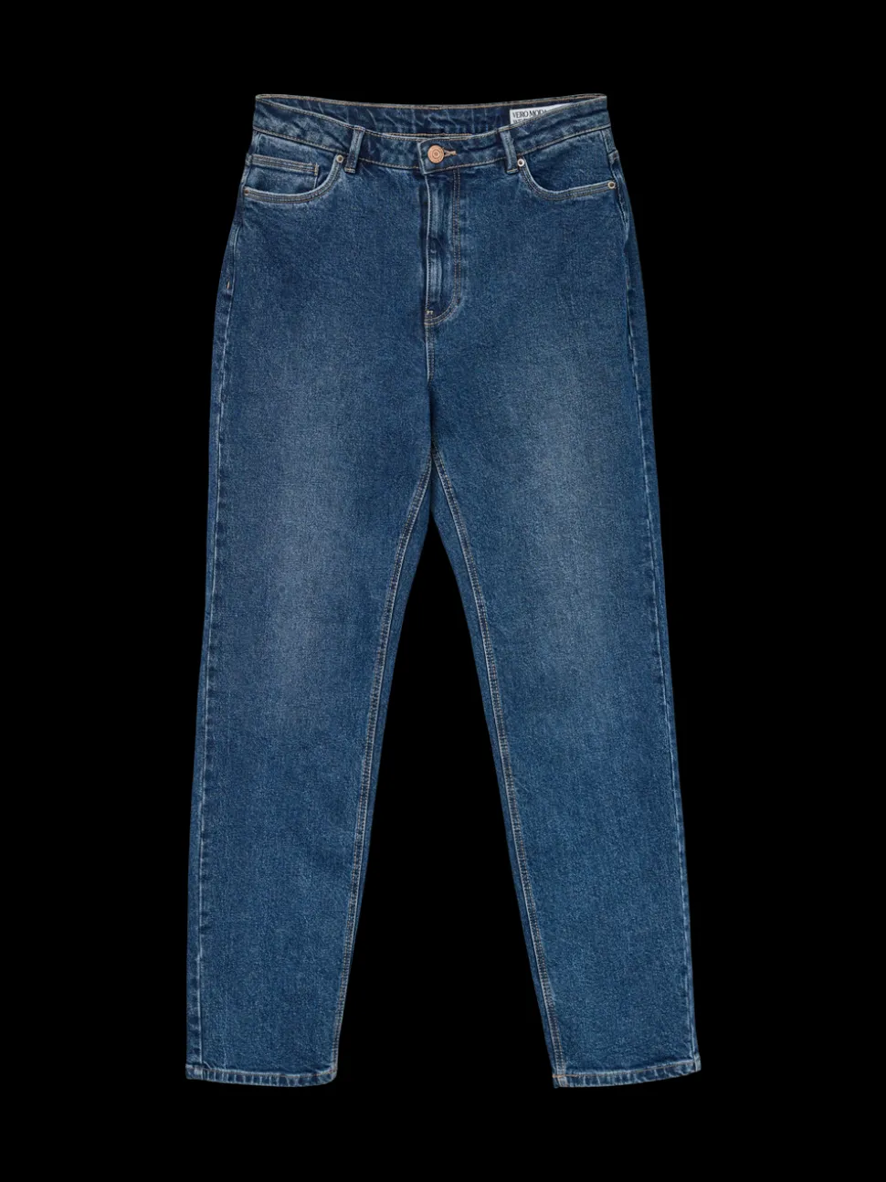VMLINDA Hög Midja Mom Fit Jeans