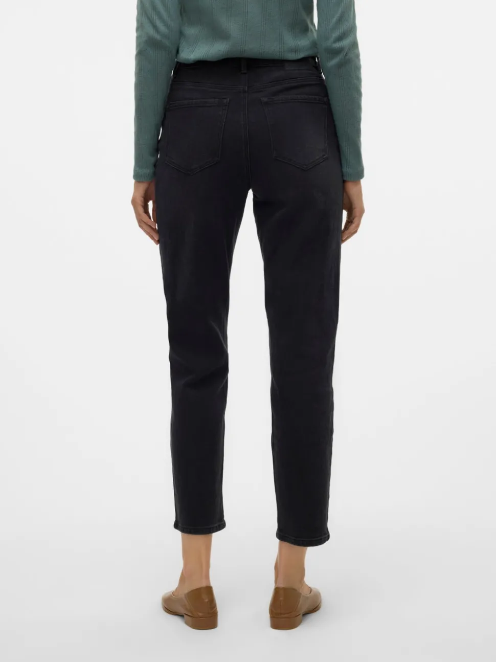 VMLINDA Hög Midja Mom Fit Jeans