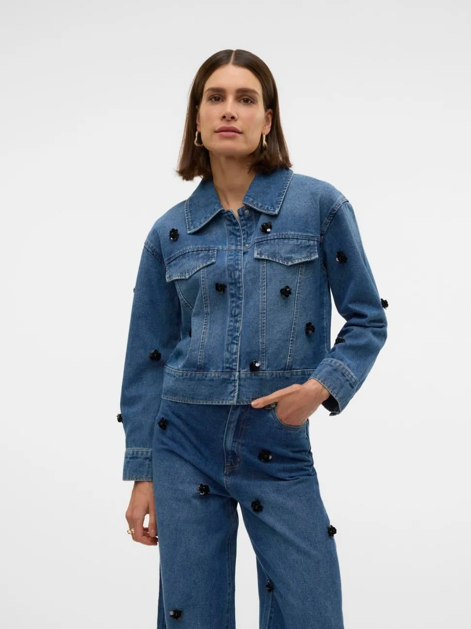 VMLINEA Jeansjacka