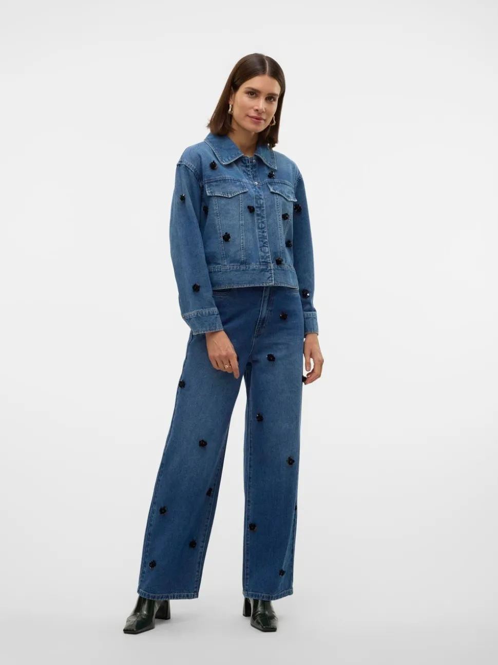 VMLINEA Jeansjacka