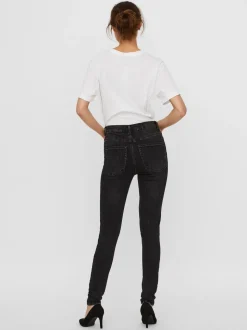 VMLOA Hög Midja Skinny Fit Jeans