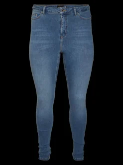 VMLORA Hög Midja Skinny Fit Jeans