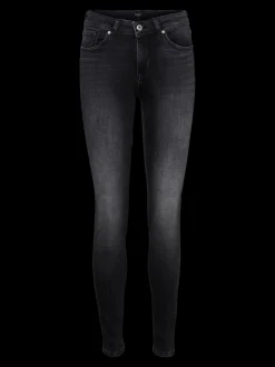 VMLUX Medelhög Midja Slim Fit Jeans