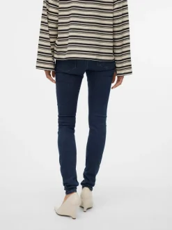 VMLUX Medelhög Midja Slim Fit Jeans