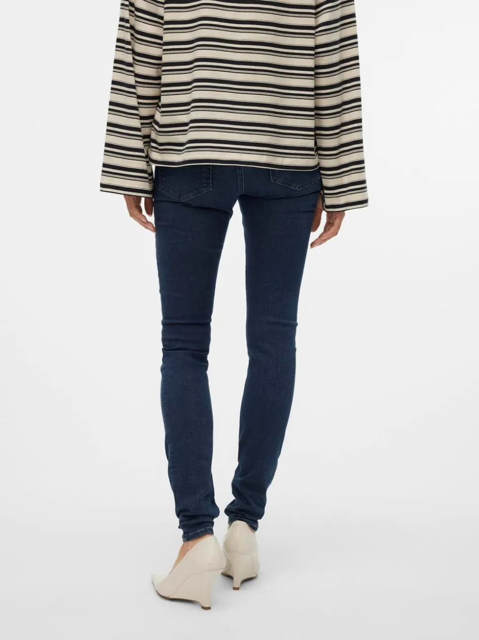 VMLUX Medelhög Midja Slim Fit Jeans
