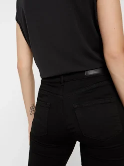 VMLUX Medelhög Midja Slim Fit Jeans