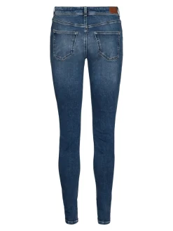 VMLUX Medelhög Midja Slim Fit Jeans