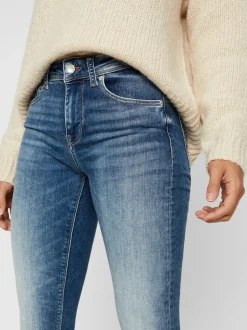 VMLUX Medelhög Midja Slim Fit Jeans