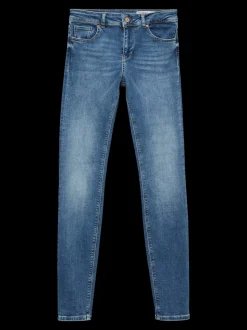 VMLUX Medelhög Midja Slim Fit Jeans