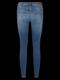 VMLUX Medelhög Midja Slim Fit Jeans