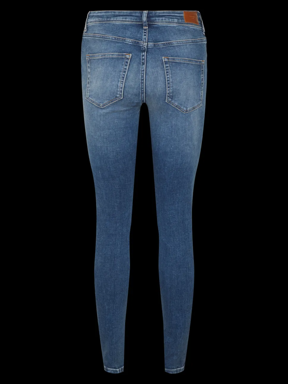 VMLUX Medelhög Midja Slim Fit Jeans