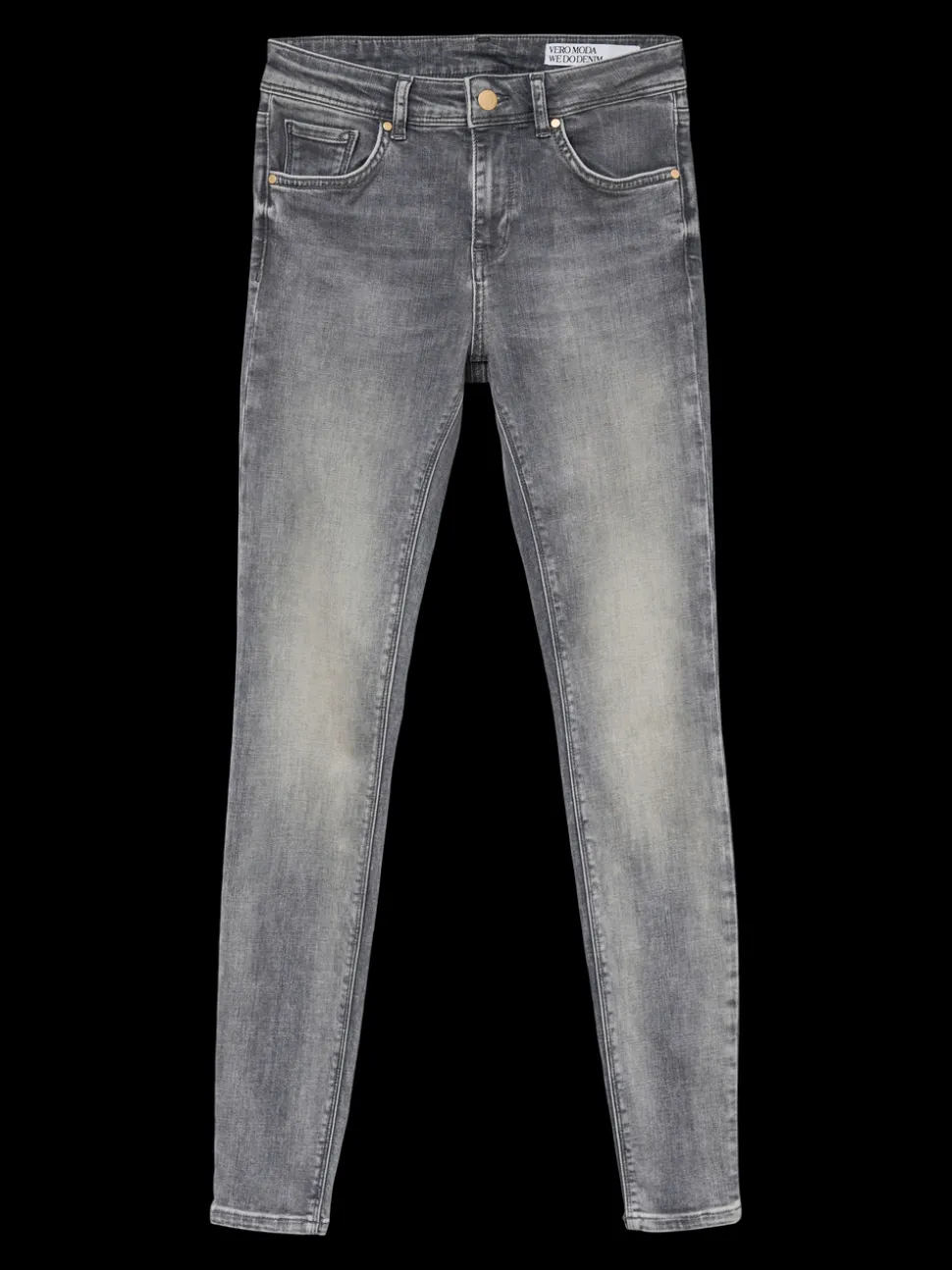 VMLUX Medelhög Midja Slim Fit Jeans