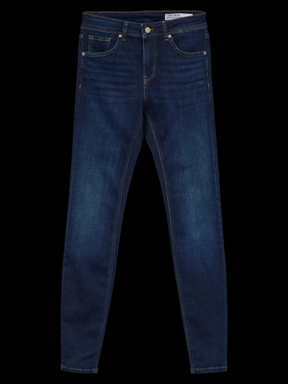 VMLUX Medelhög Midja Slim Fit Jeans