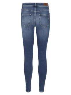 VMLUX Medelhög Midja Slim Fit Jeans