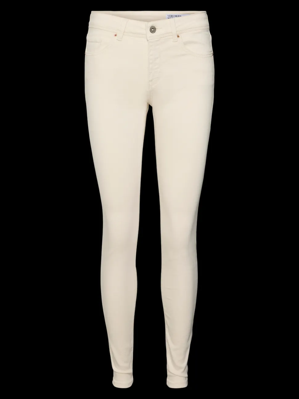 VMLUX Medelhög Midja Slim Fit Jeans