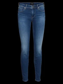 VMLUX Medelhög Midja Slim Fit Jeans