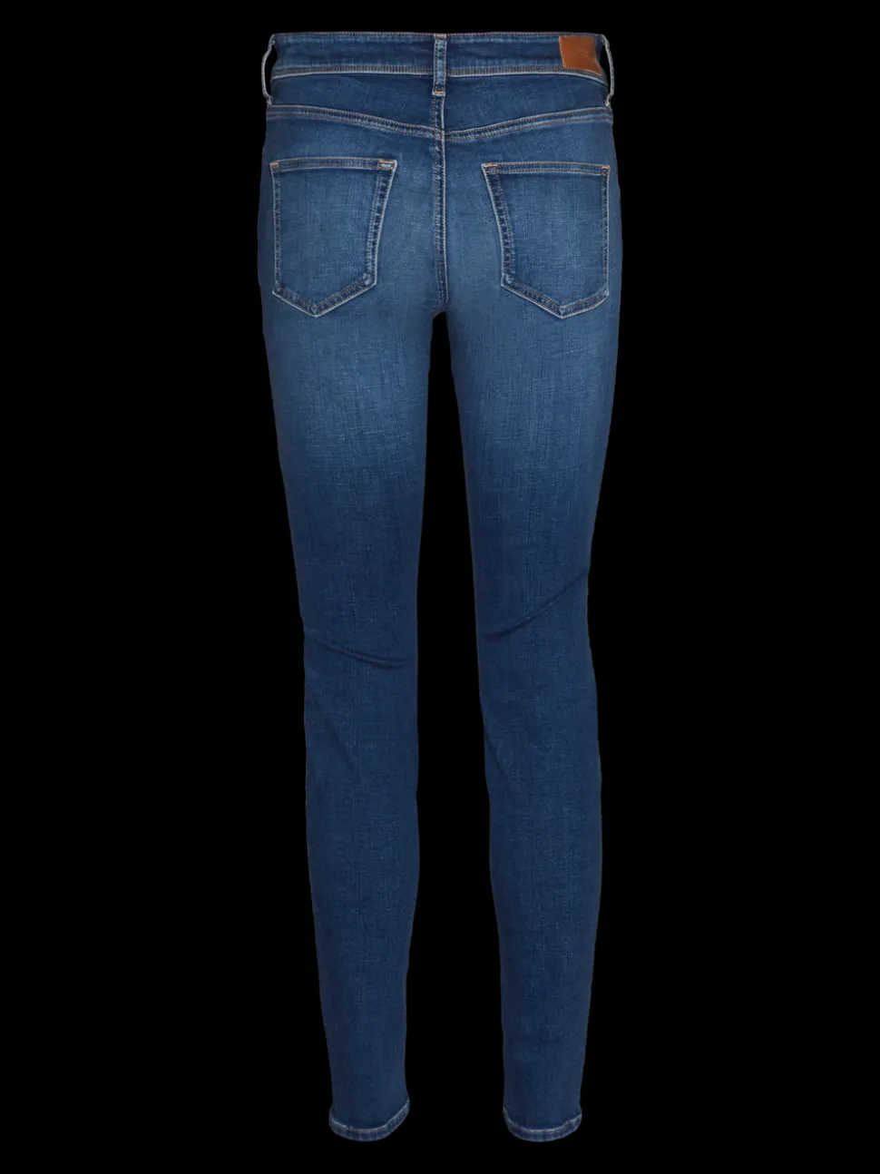 VMLUX Medelhög Midja Slim Fit Jeans