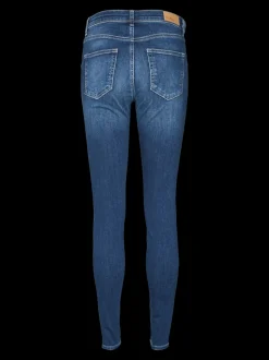 VMLUX Medelhög Midja Slim Fit Jeans