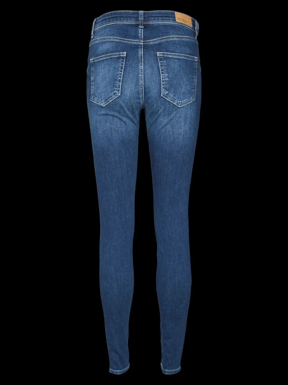 VMLUX Medelhög Midja Slim Fit Jeans