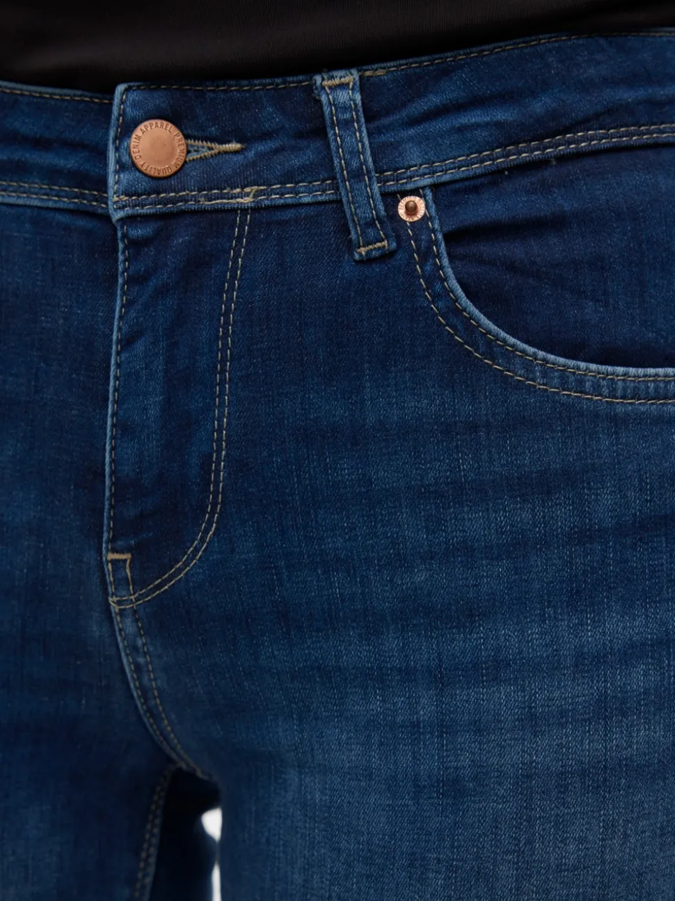 VMLUX Medelhög Midja Slim Fit Jeans