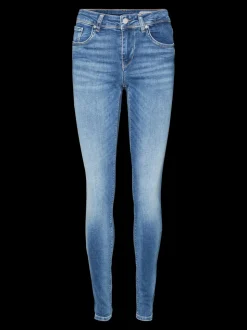 VMLUX Medelhög Midja Slim Fit Jeans
