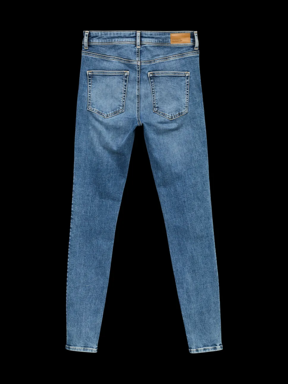VMLUX Medelhög Midja Slim Fit Jeans
