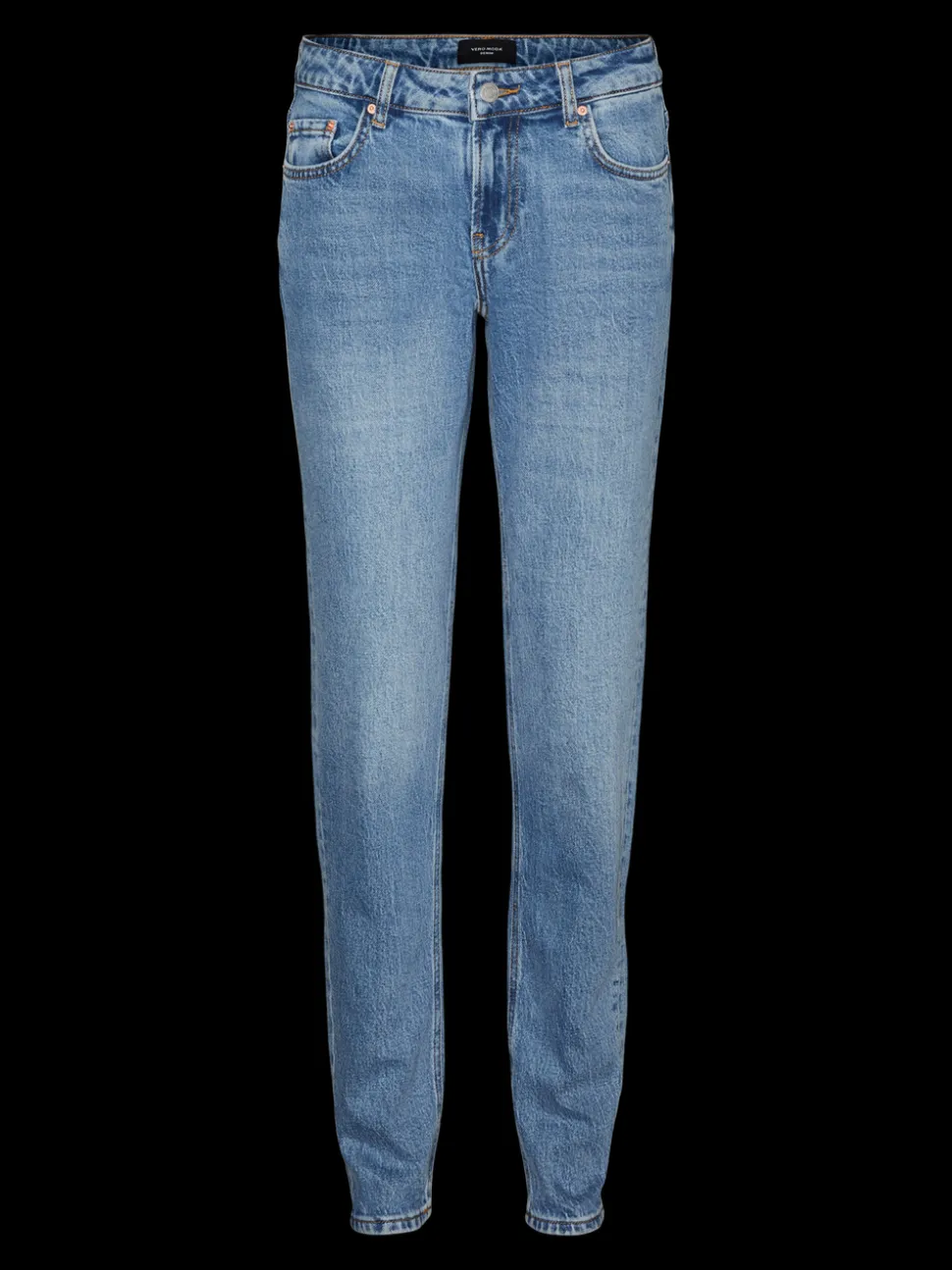 VMMARRY Låg Midja Mom Fit Jeans